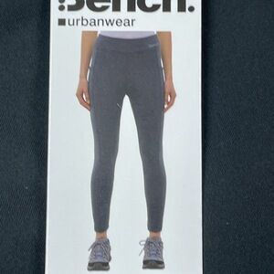 Bench Women's XL Leggings Black Polyester Blend d1369